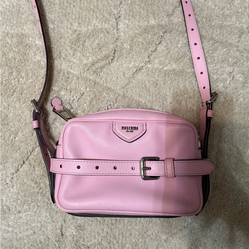 Moschino Light Pink Crossbody Bag